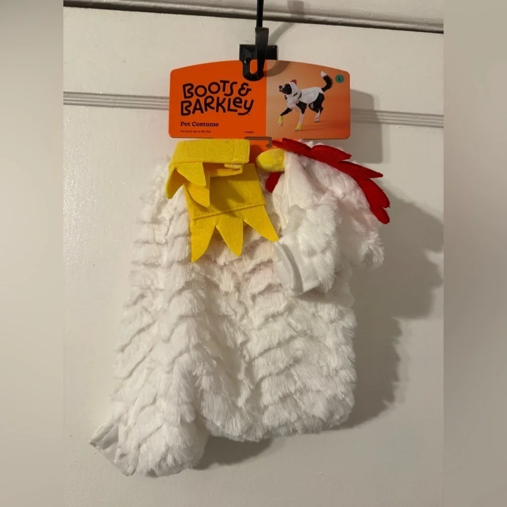 Dog Boots and Barkley Chicken Costume Sz Large